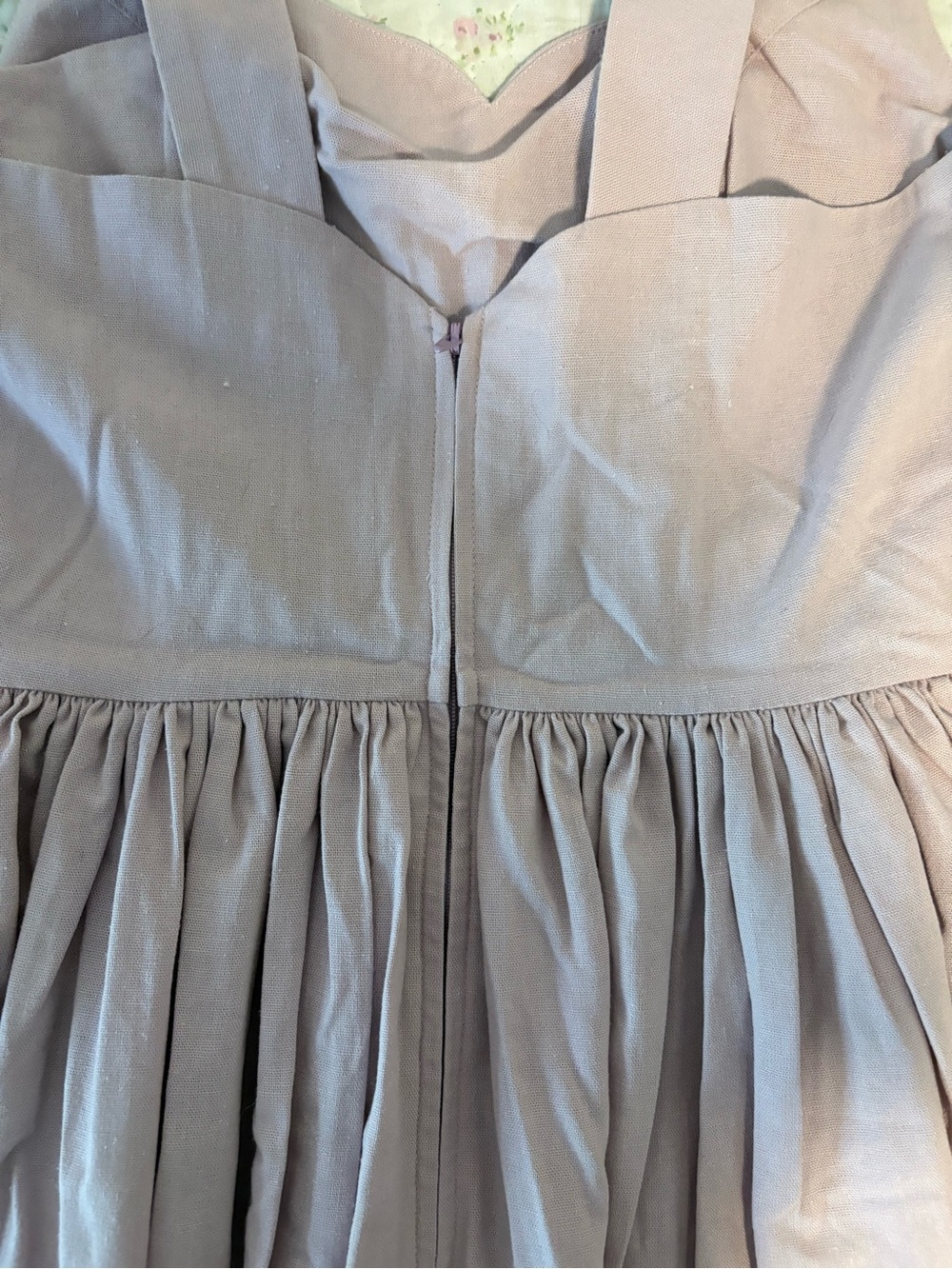 Hearts and Found Elizabeth dress in Lilac linen - Picture 4 of 12